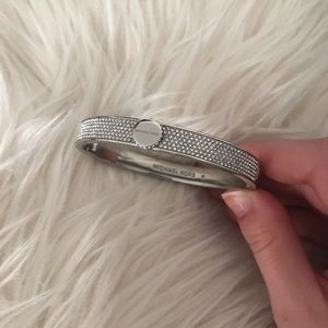 MK silver necklace & bracelet set